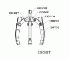 EXTRACTOR FORZA SERIE 1300T0 MECÁNICO DE 3 PATAS